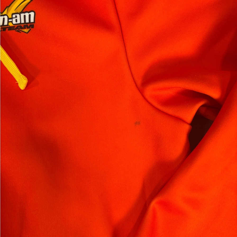 Can-Am BRP Full Zip Hoodie | Orange Camo Graphic | Size L/G - Picture 4 of 7
